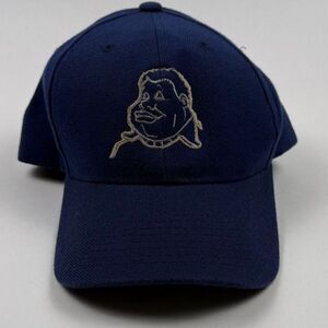 Platinum FUBU Fat Albert Embroidered Baseball Hat Blue Wool Velcro
